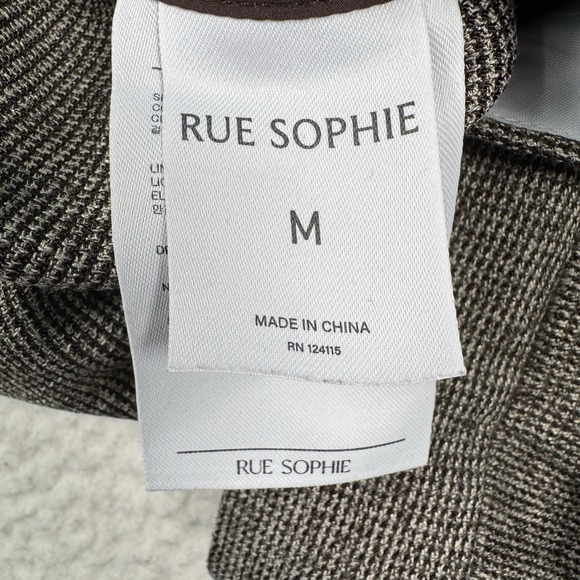 Rue Sophie Wick Double Pleat Brown Trouser Pants Women's Medium 28x32 Career - Picture 3 of 10